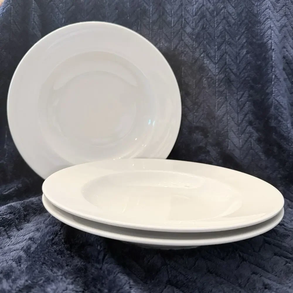 Tognana Pasta Bowls 10 5/8 Inch Accessories Individual Rim Made Italy Set Of 3